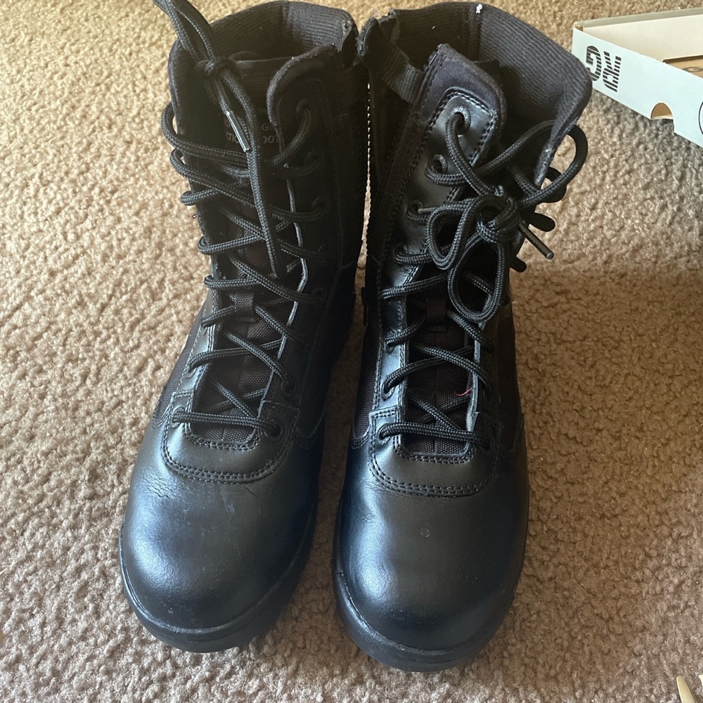 Response gear boots steel toe